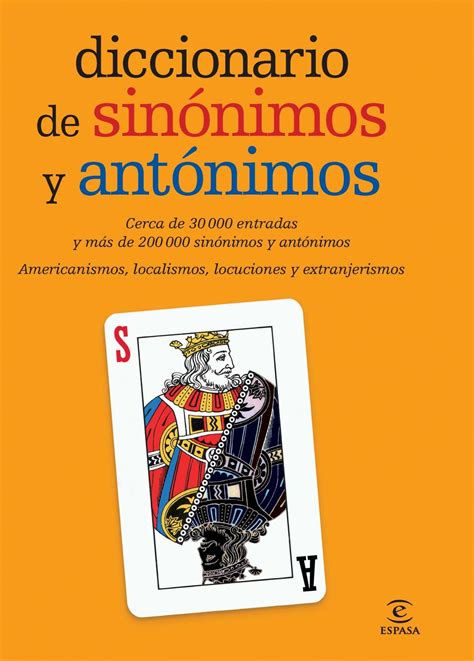 diccionario español de sinonimos|diccionario de sinónimos rae.